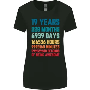 19th Birthday 19 Year Old Womens Wider Cut T-Shirt