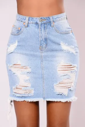 A Piece OF Mind Skirt - Light
