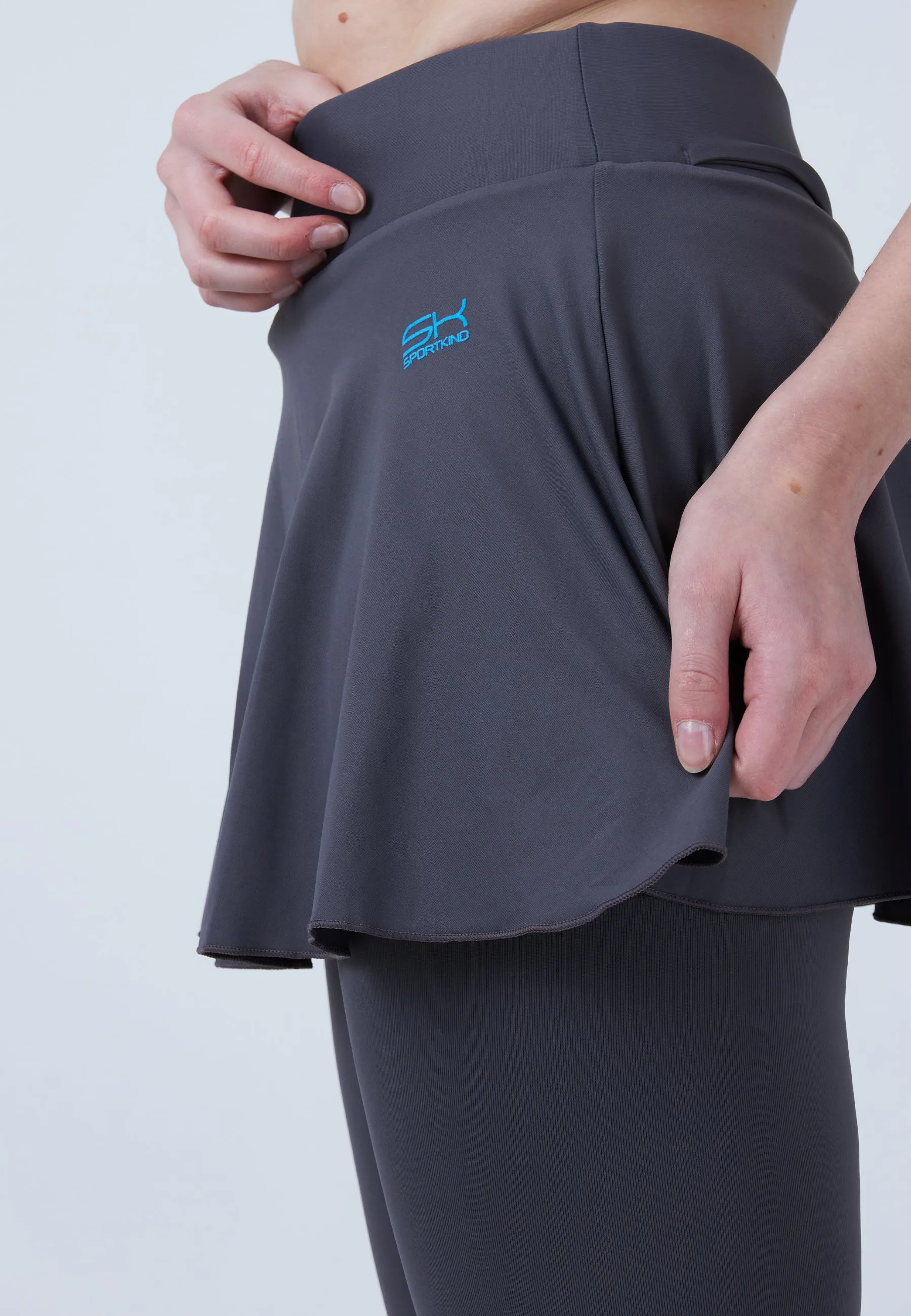 Advantage Ball Belt Tennisskirt / Skort, grey