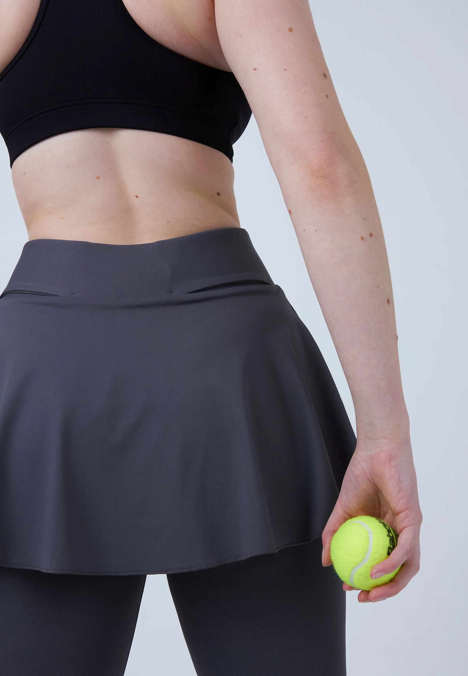Advantage Ball Belt Tennisskirt / Skort, grey