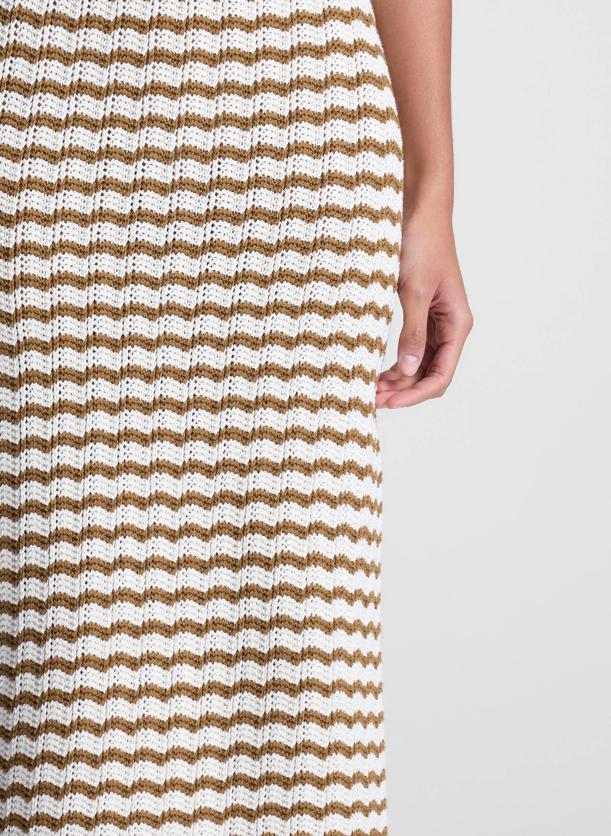Alexis Striped Knit Skirt