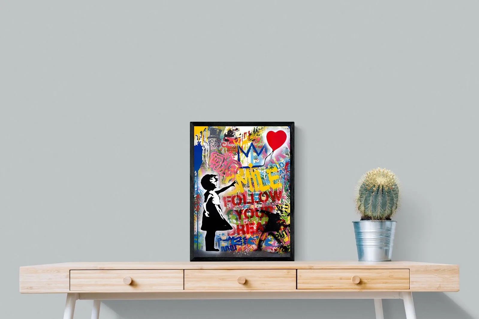 Banksy Basquiat Tribute Art