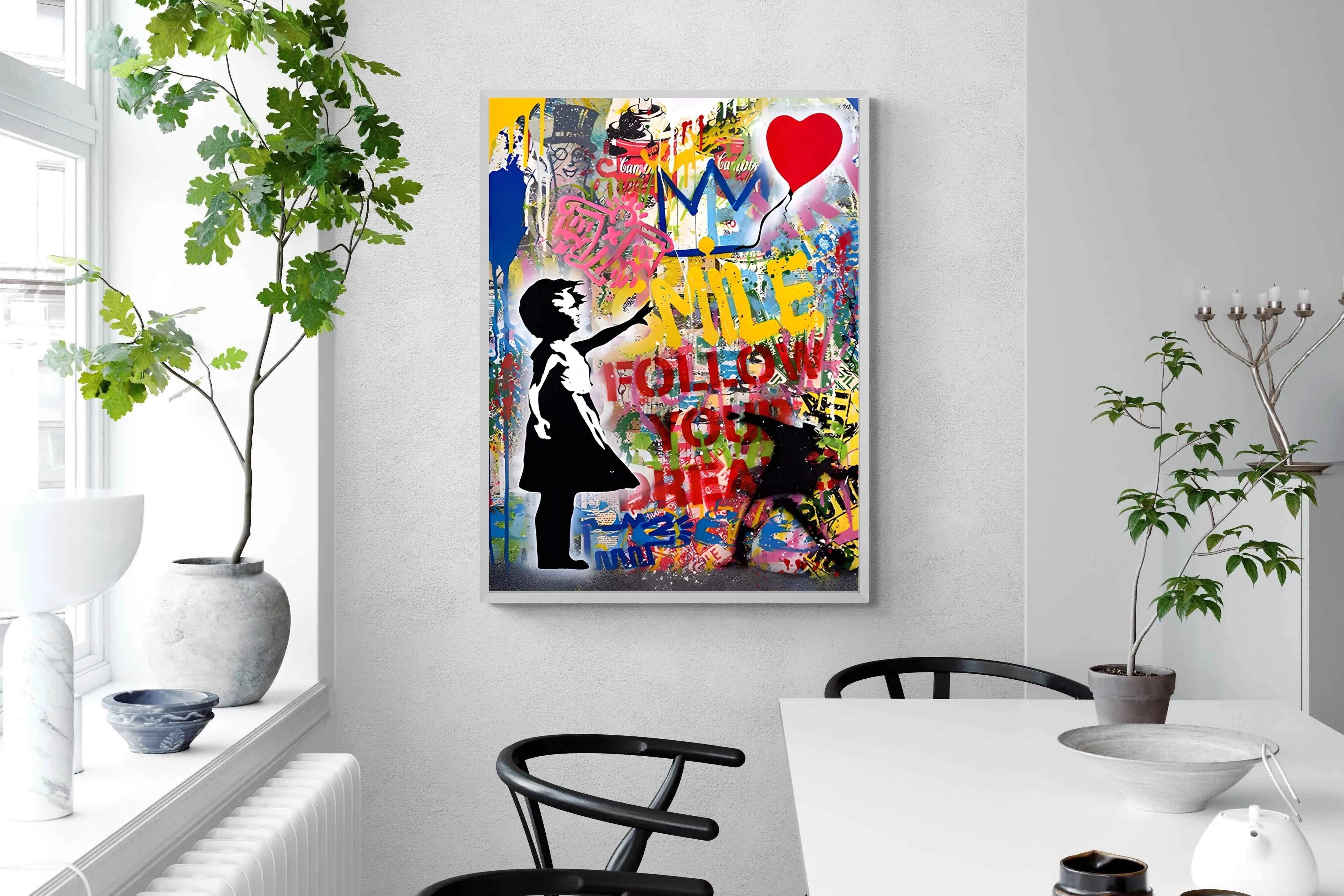 Banksy Basquiat Tribute Art