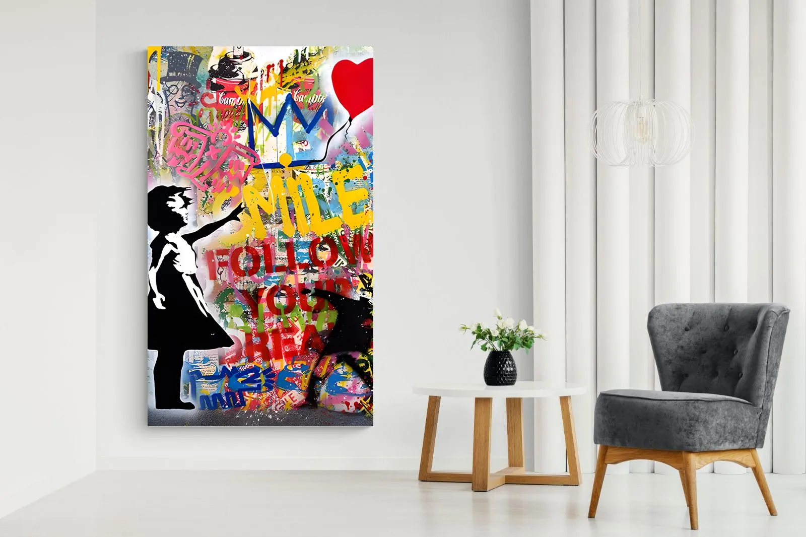 Banksy Basquiat Tribute Art