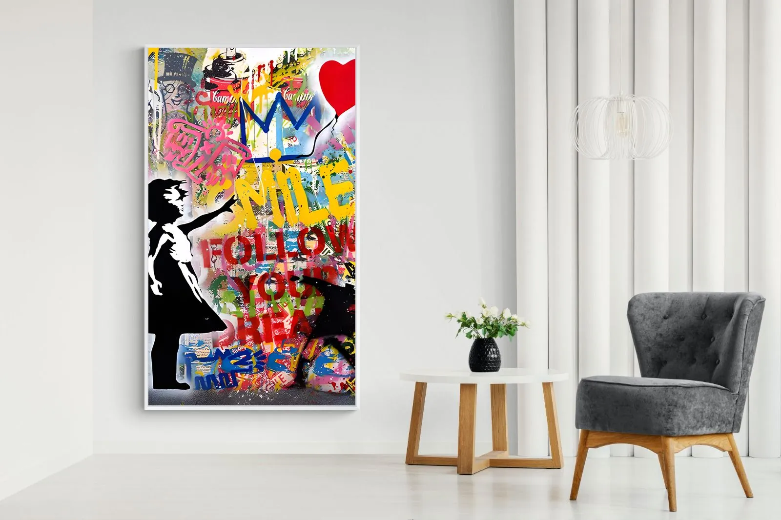 Banksy Basquiat Tribute Art