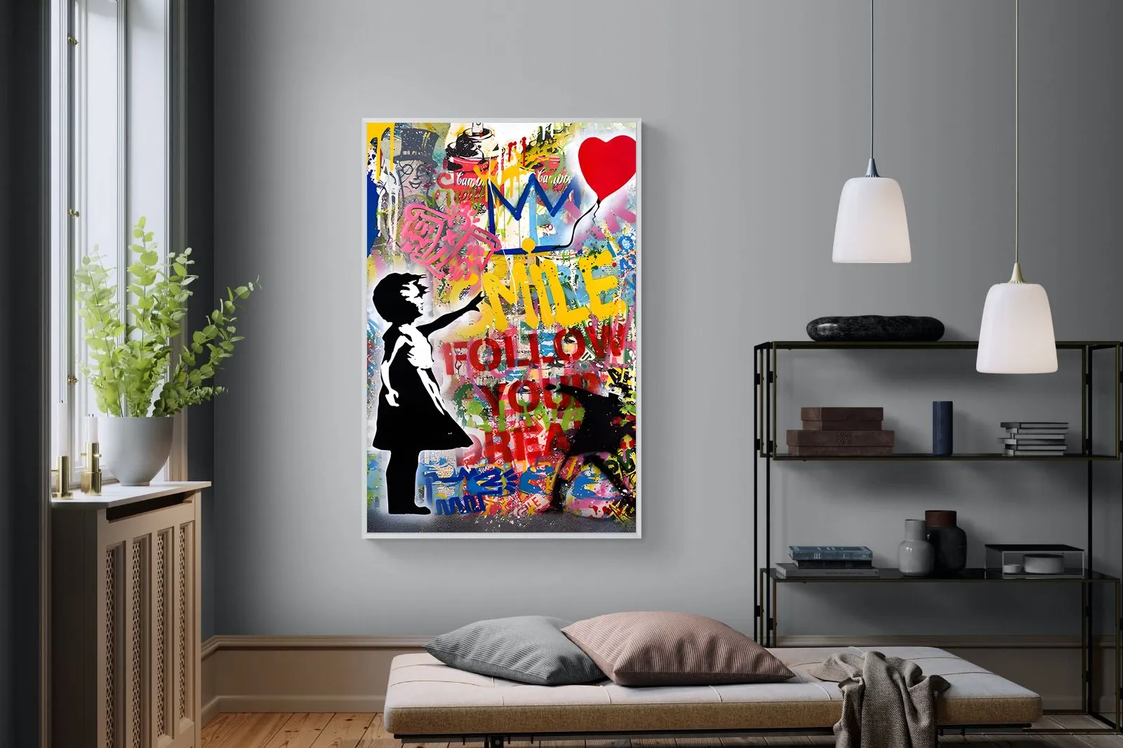 Banksy Basquiat Tribute Art