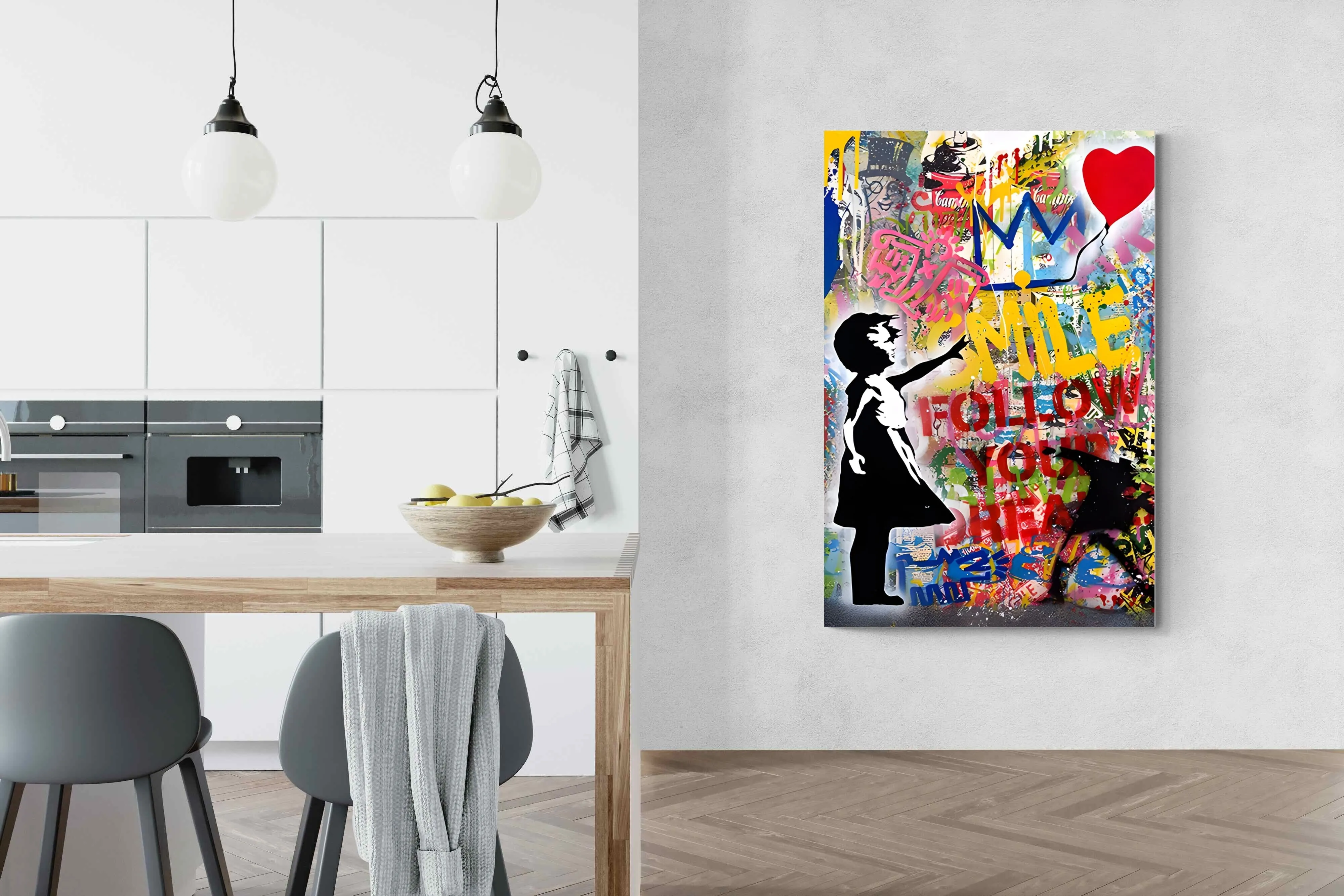 Banksy Basquiat Tribute Art