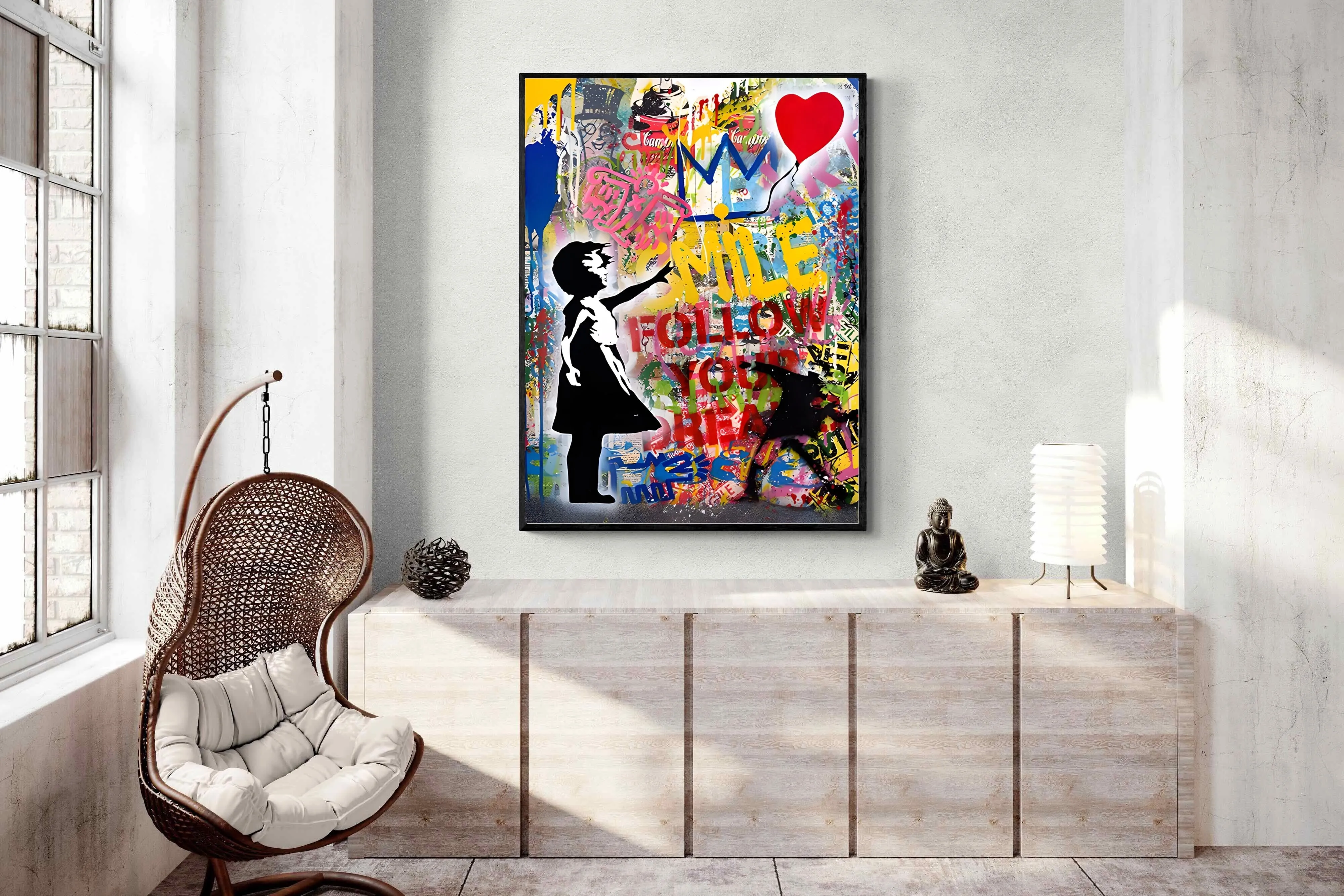 Banksy Basquiat Tribute Art