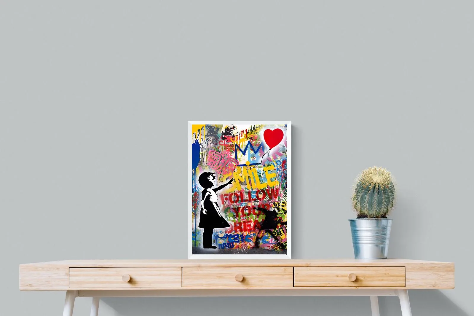 Banksy Basquiat Tribute Art