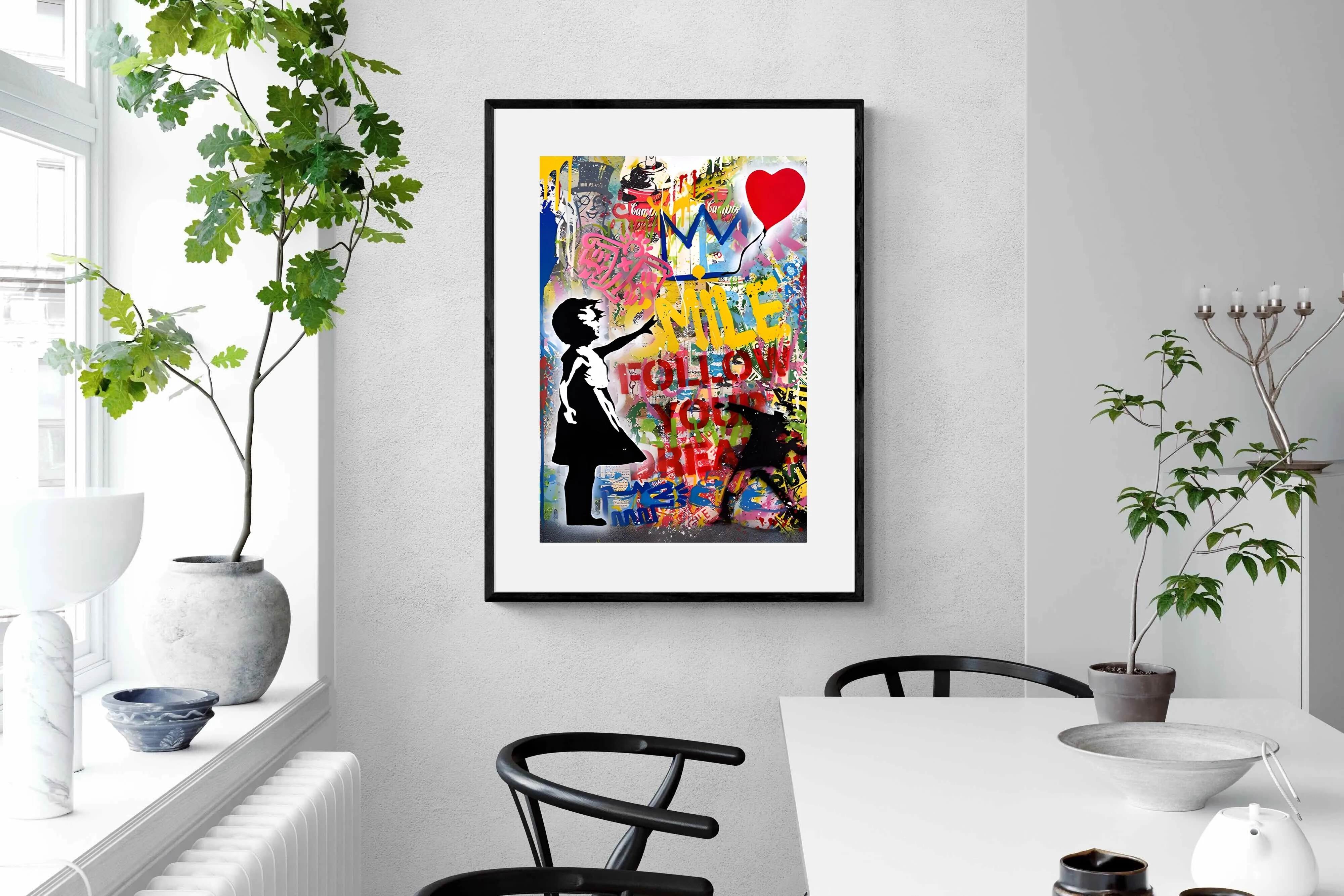 Banksy Basquiat Tribute Art