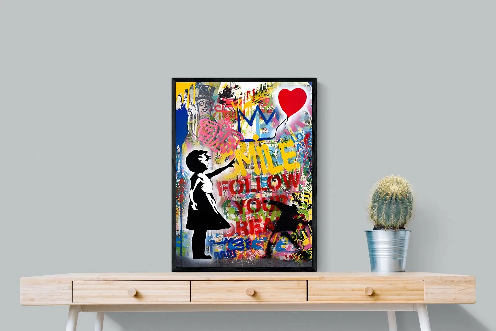 Banksy Basquiat Tribute Art