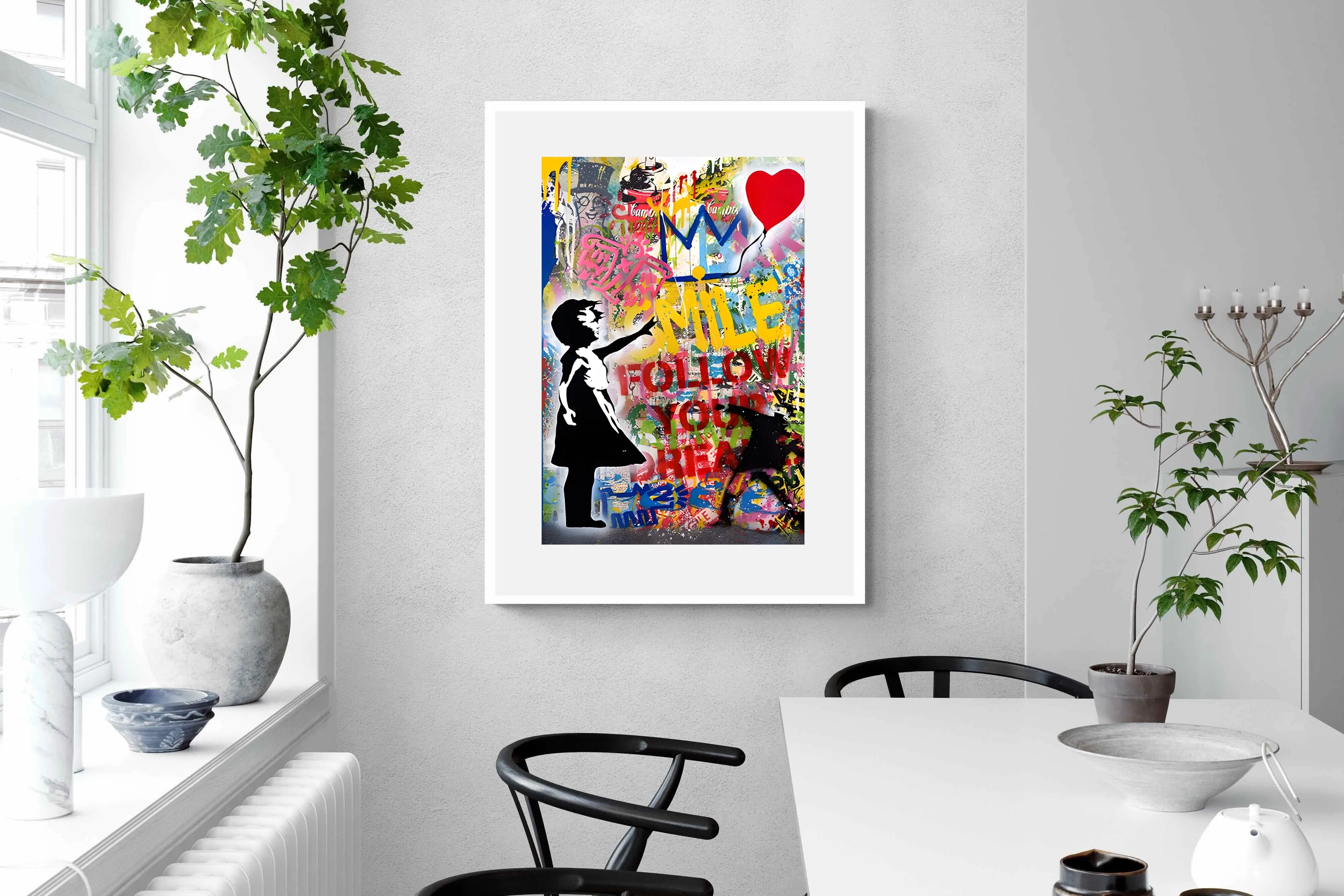 Banksy Basquiat Tribute Art