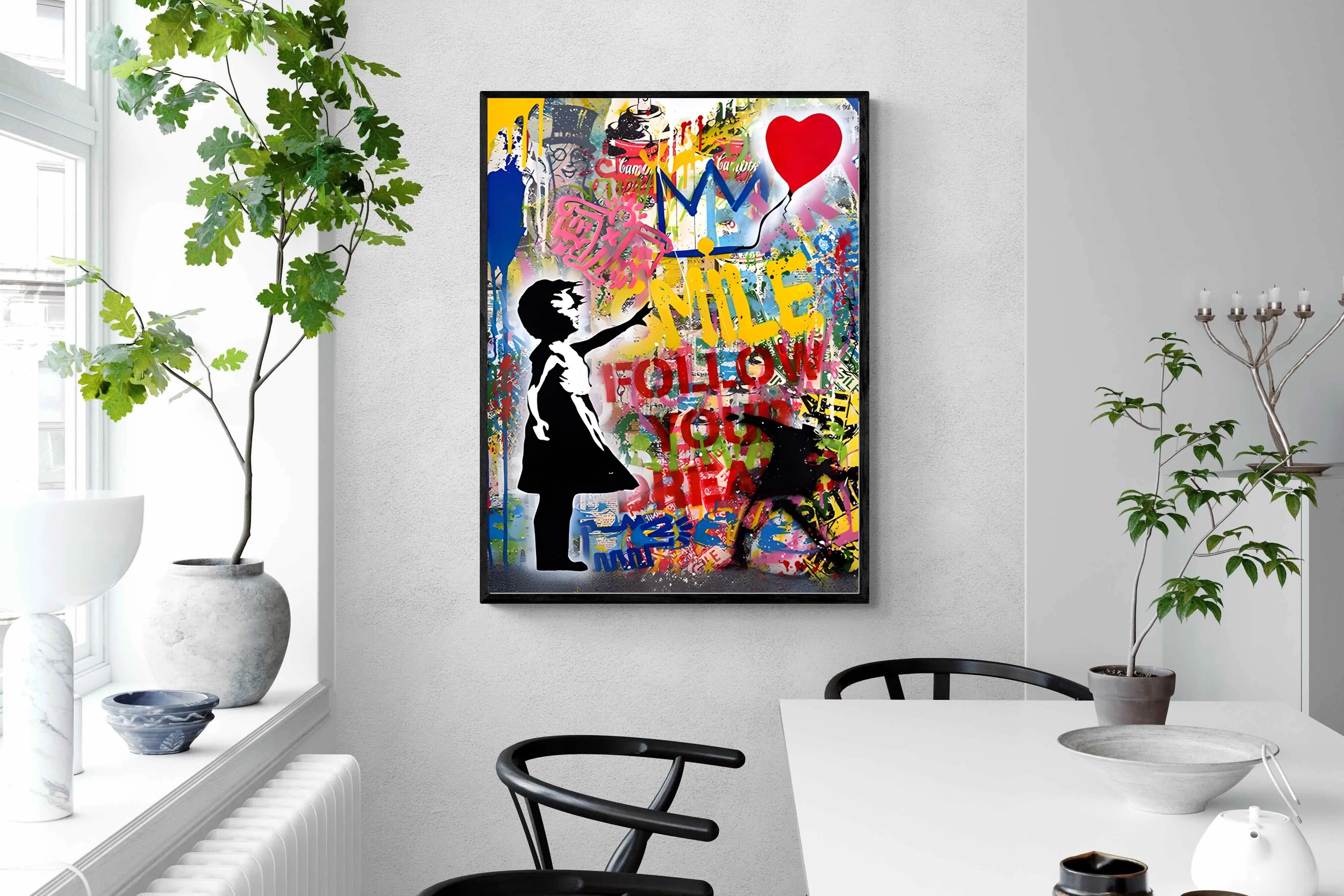 Banksy Basquiat Tribute Art
