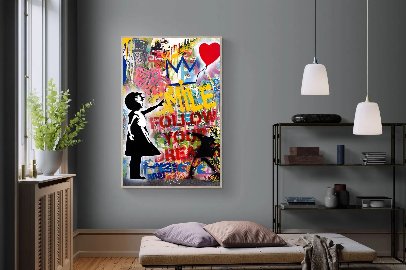 Banksy Basquiat Tribute Art