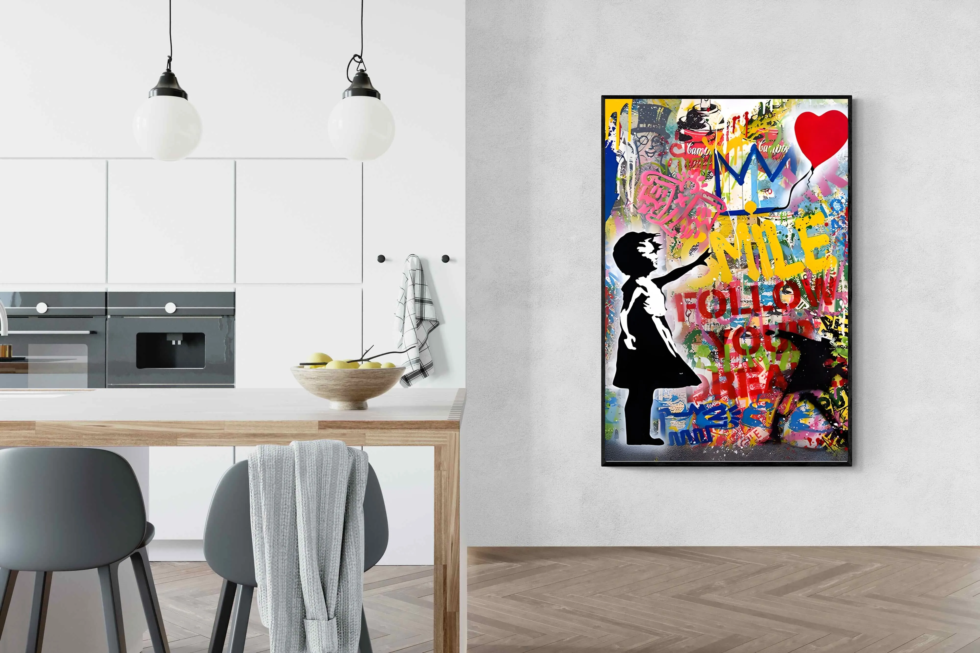 Banksy Basquiat Tribute Art