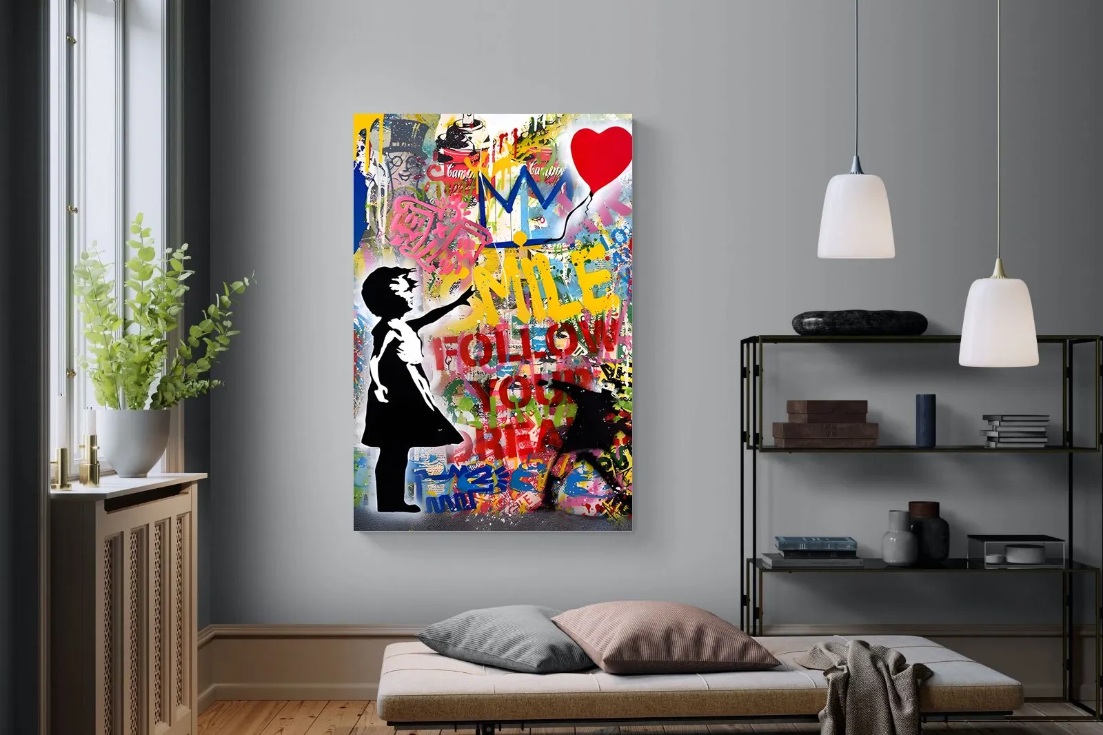 Banksy Basquiat Tribute Art
