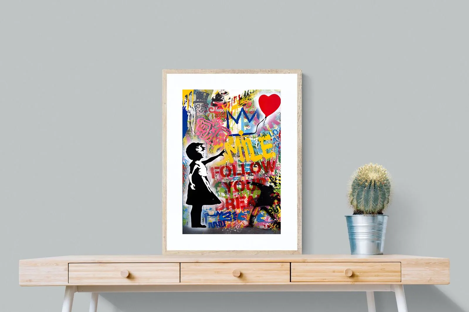 Banksy Basquiat Tribute Art