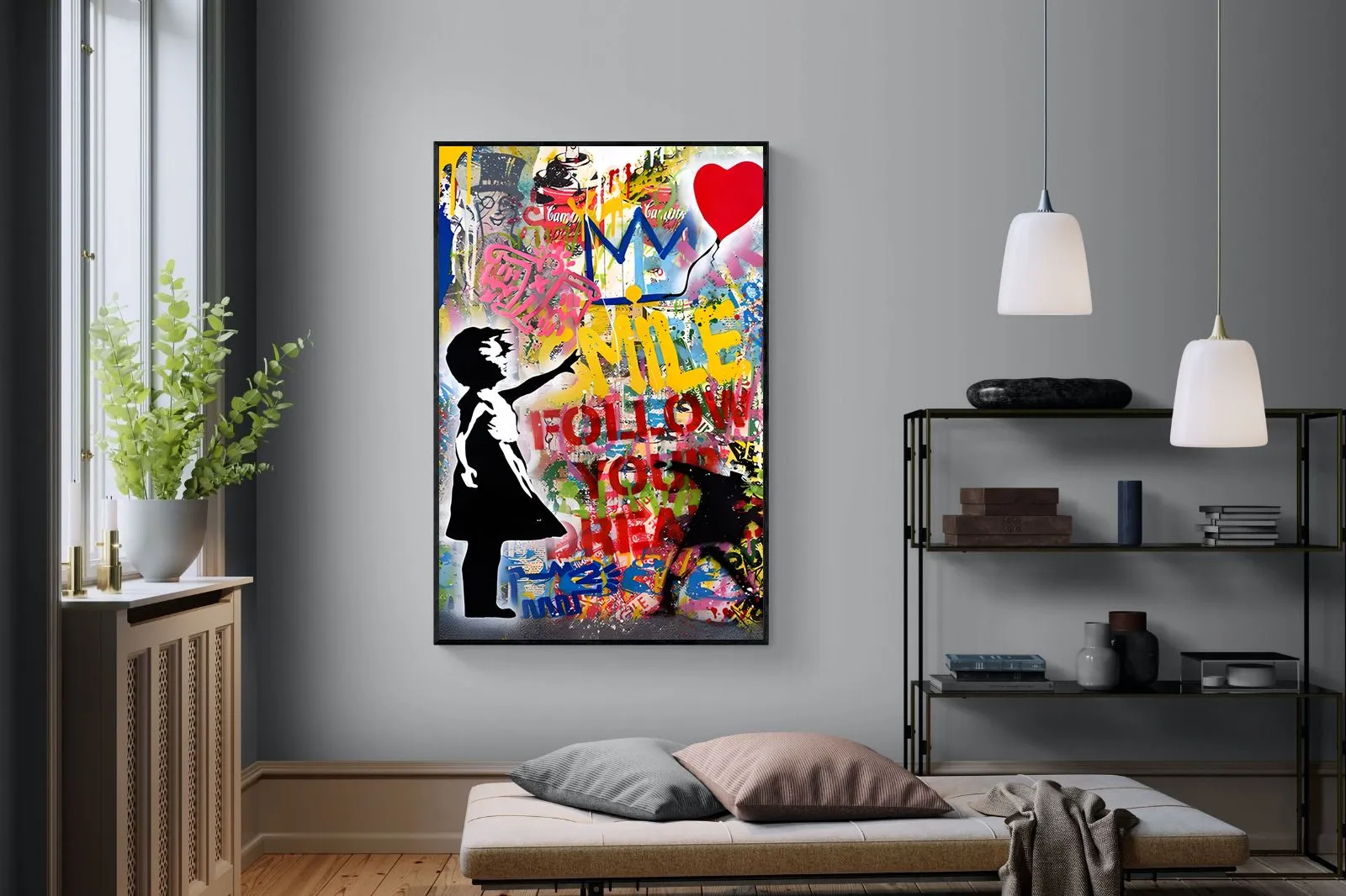 Banksy Basquiat Tribute Art