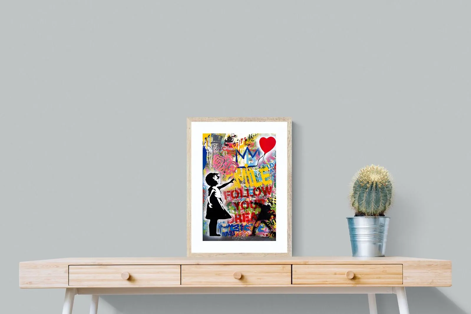 Banksy Basquiat Tribute Art