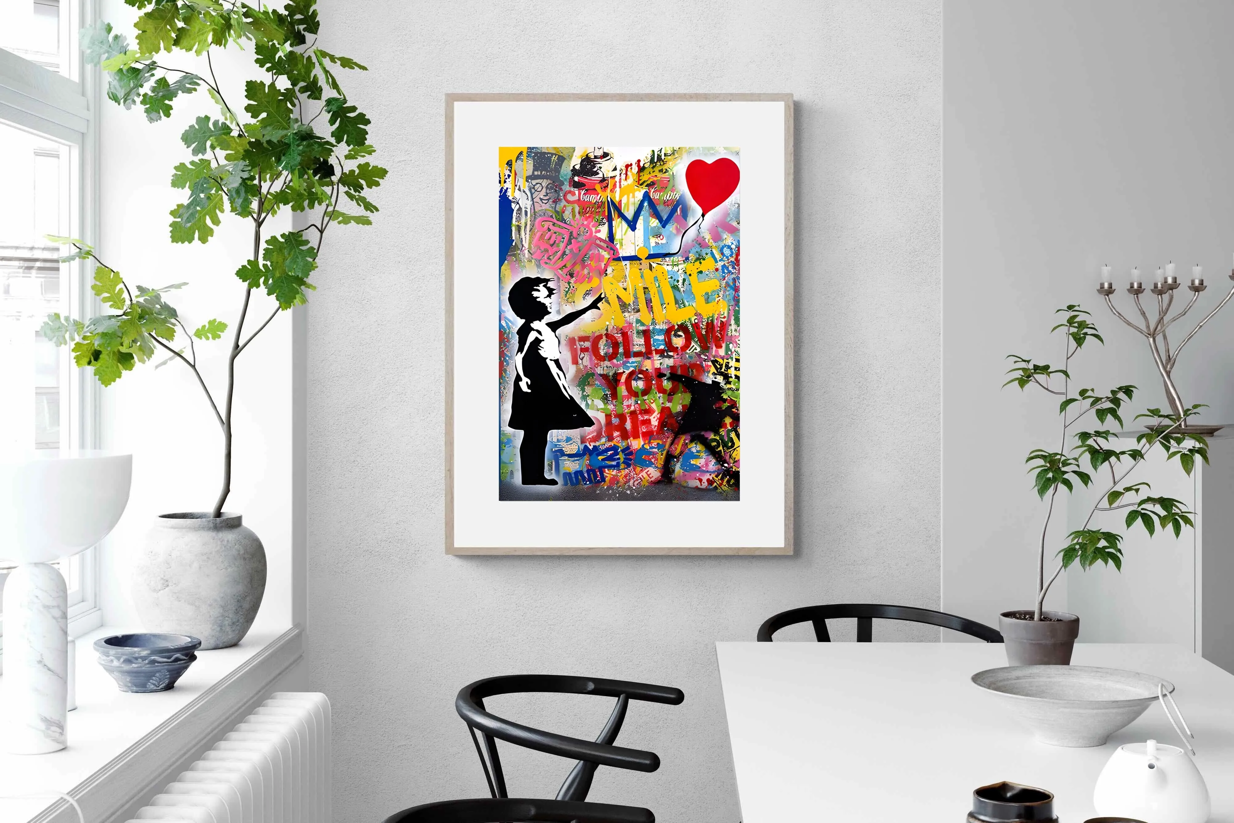 Banksy Basquiat Tribute Art