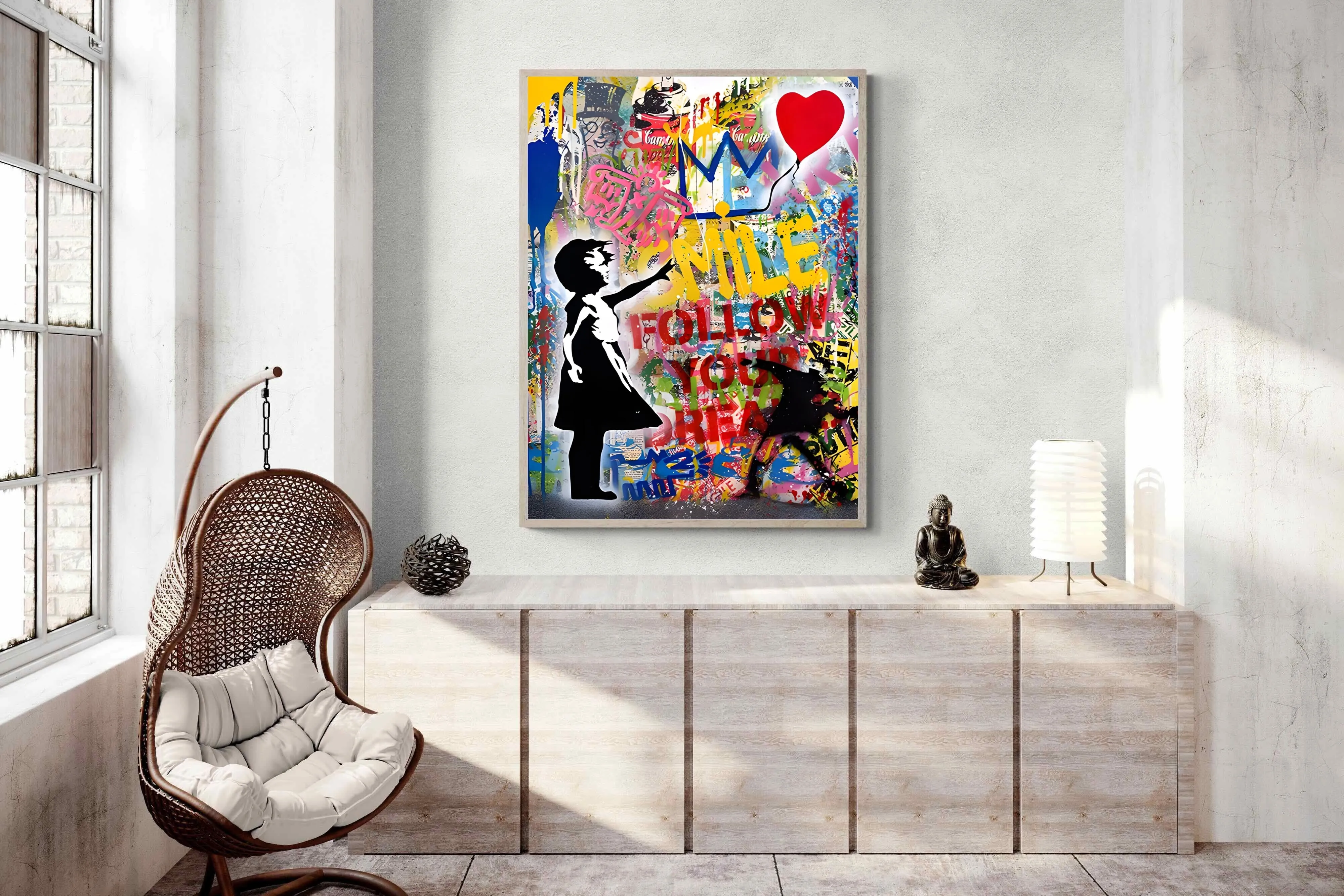 Banksy Basquiat Tribute Art