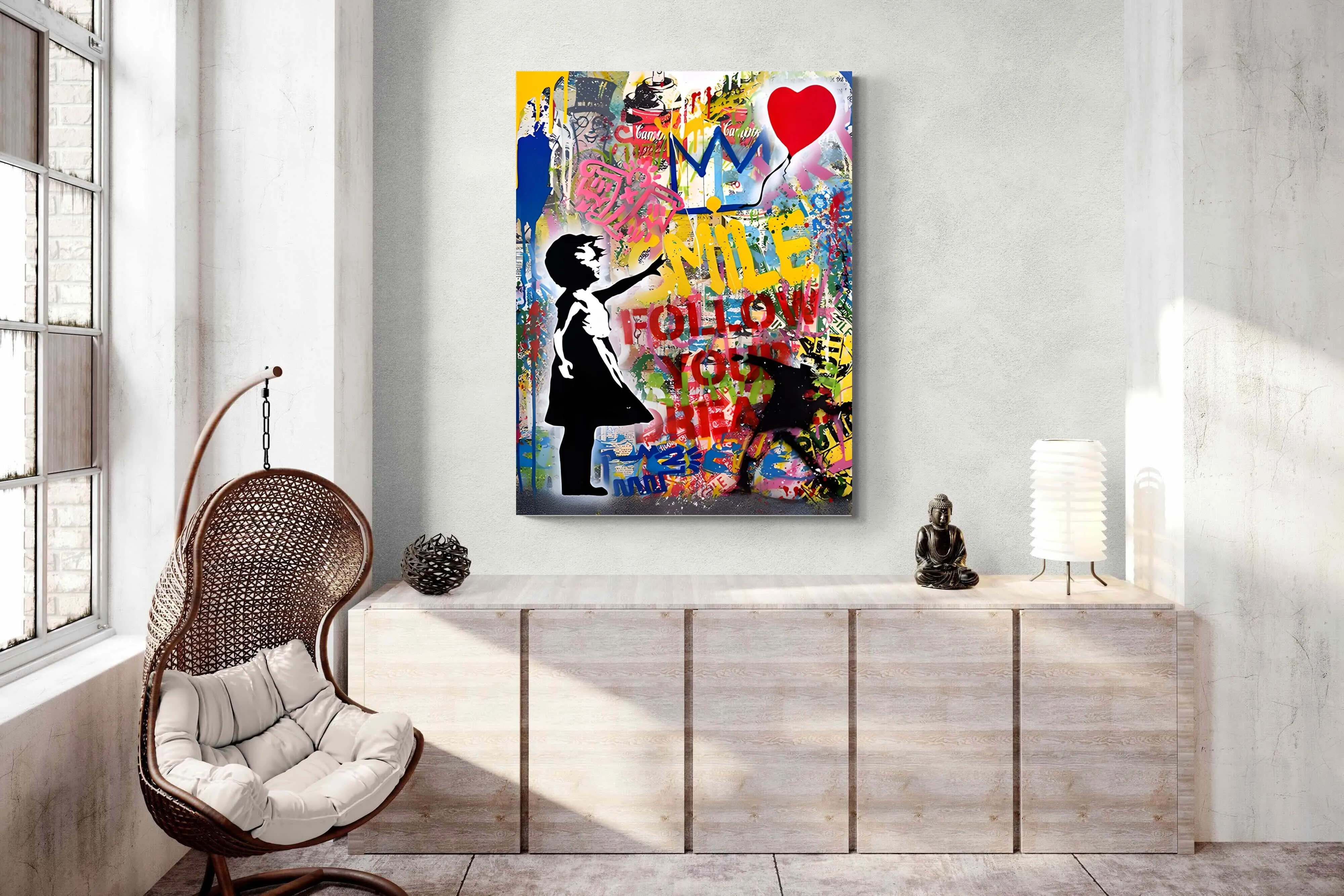 Banksy Basquiat Tribute Art