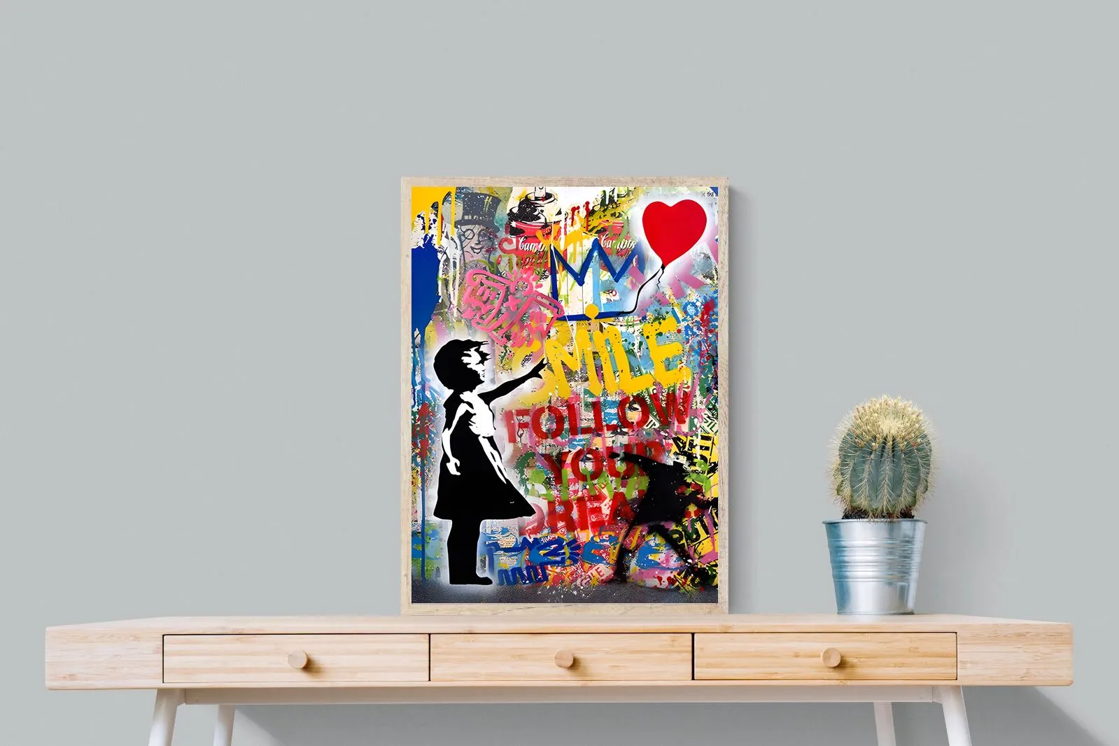 Banksy Basquiat Tribute Art