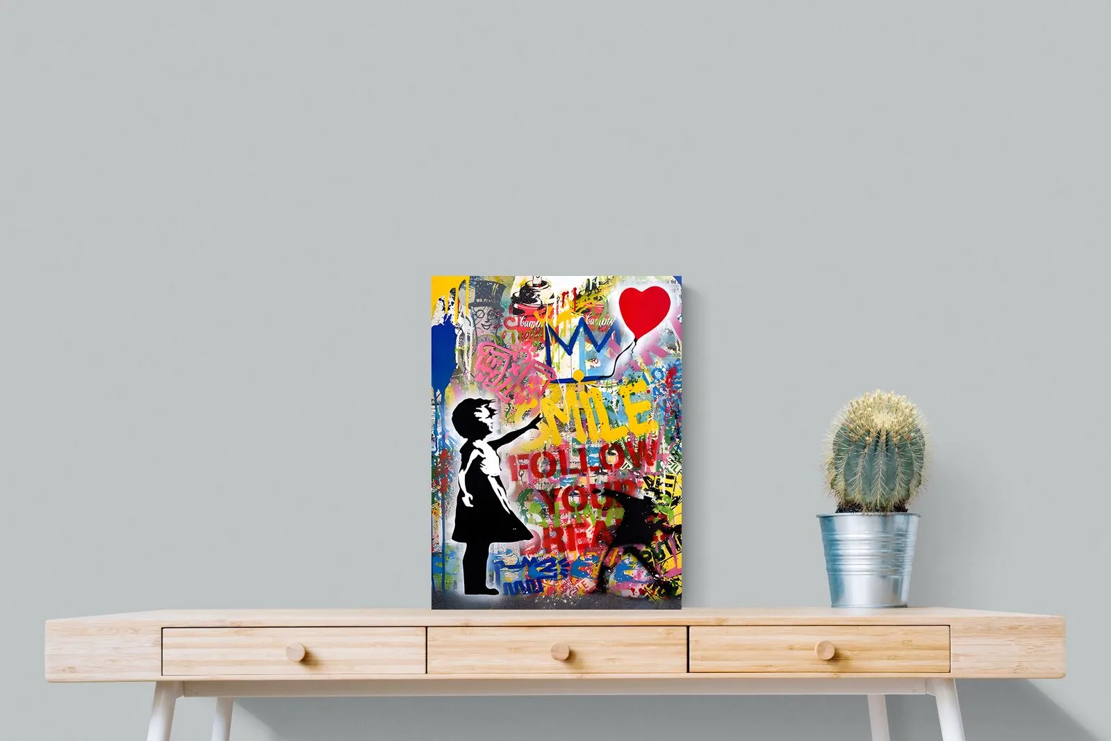 Banksy Basquiat Tribute Art