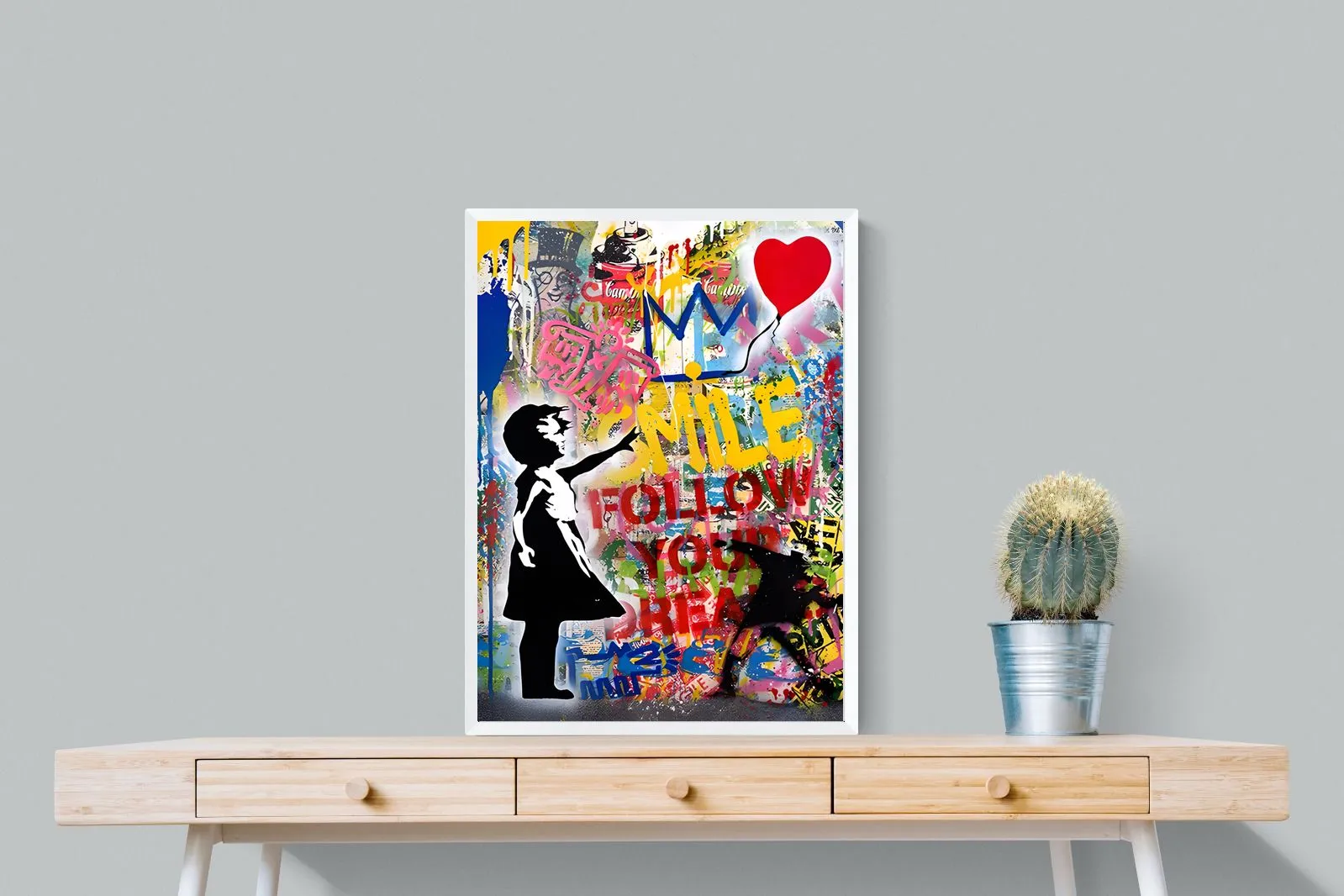 Banksy Basquiat Tribute Art