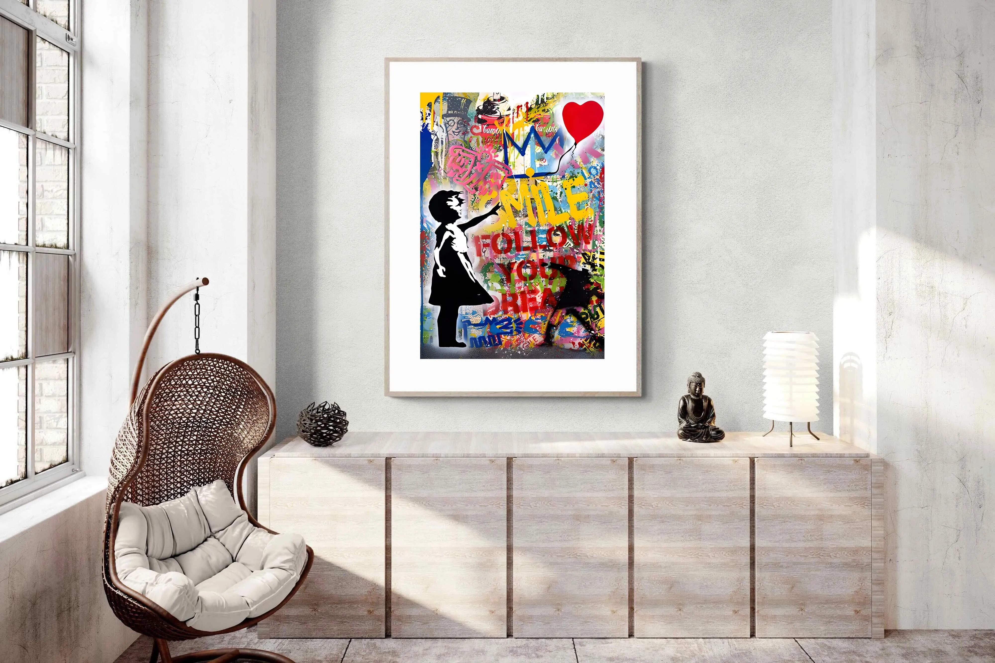 Banksy Basquiat Tribute Art