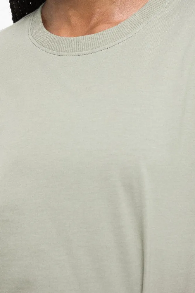 Boxy Short Sleeve T-Shirt Green