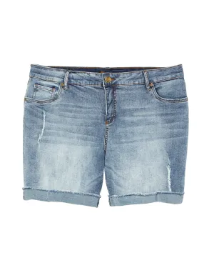 Clark Boyfriend Short | Light Wash