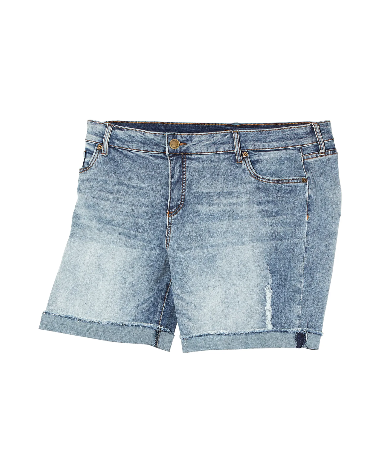 Clark Boyfriend Short | Light Wash