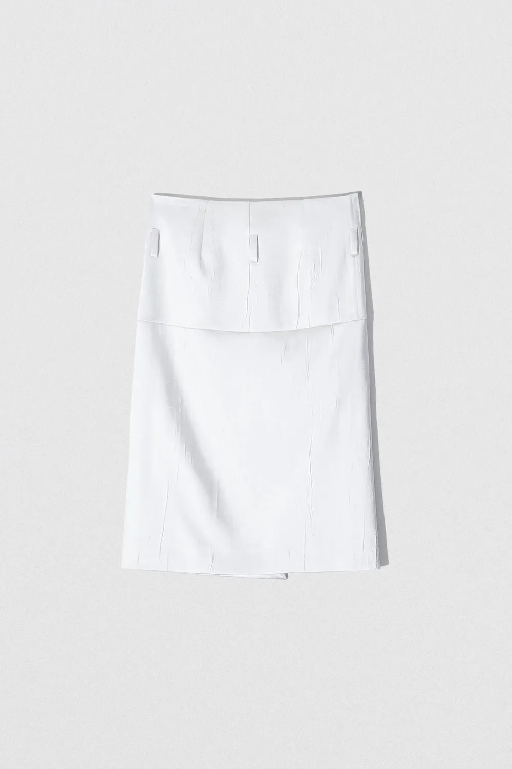 Cosima Skirt Cloud Grey Satin