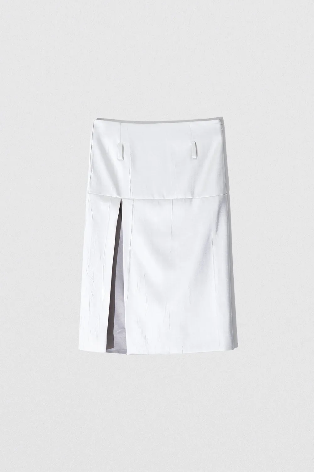 Cosima Skirt Cloud Grey Satin