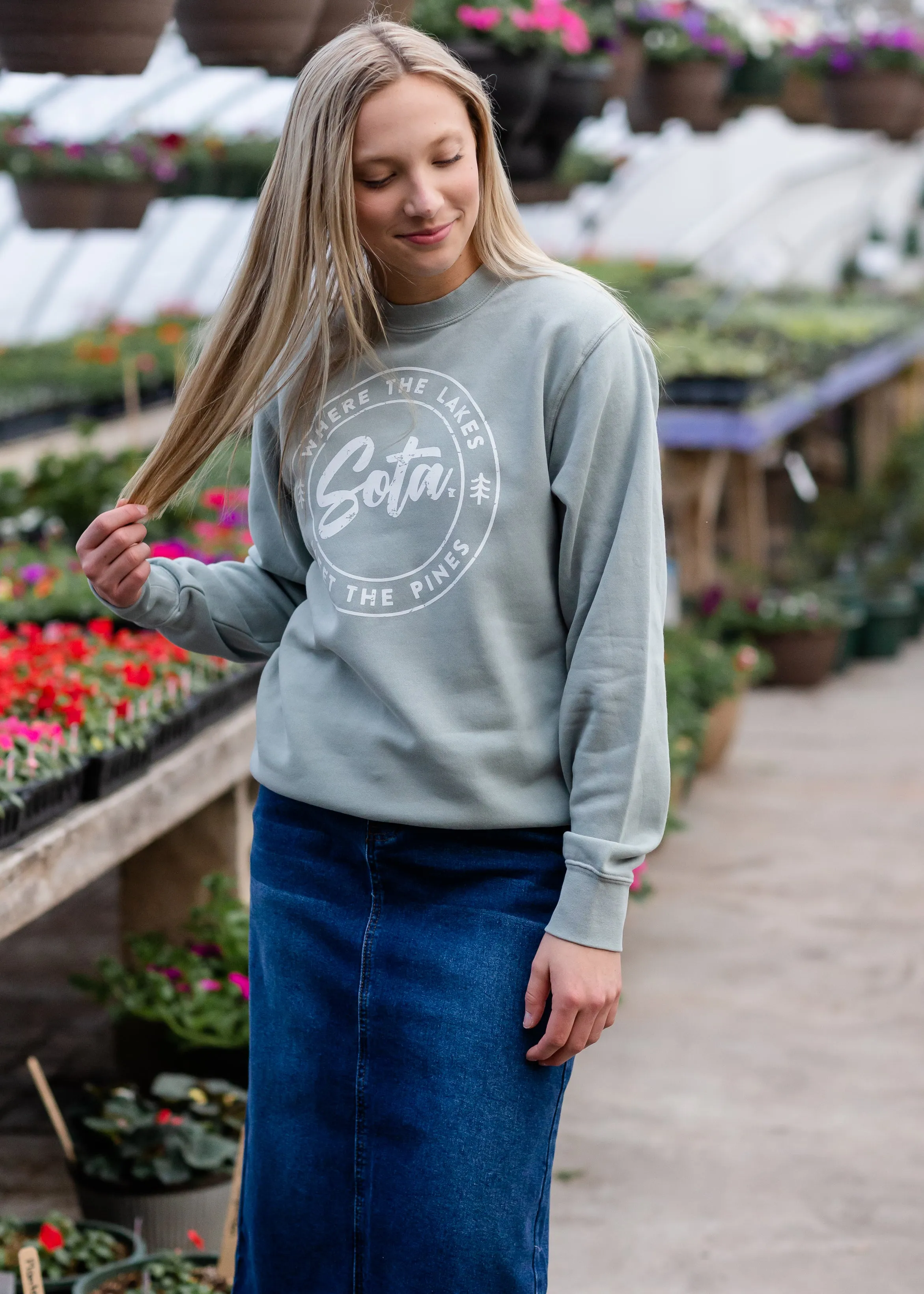 Crewneck Minnesota Wobegon Sweatshirt - FINAL SALE