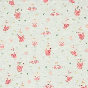 Digital Cotton Jersey - Glitter Ballerina