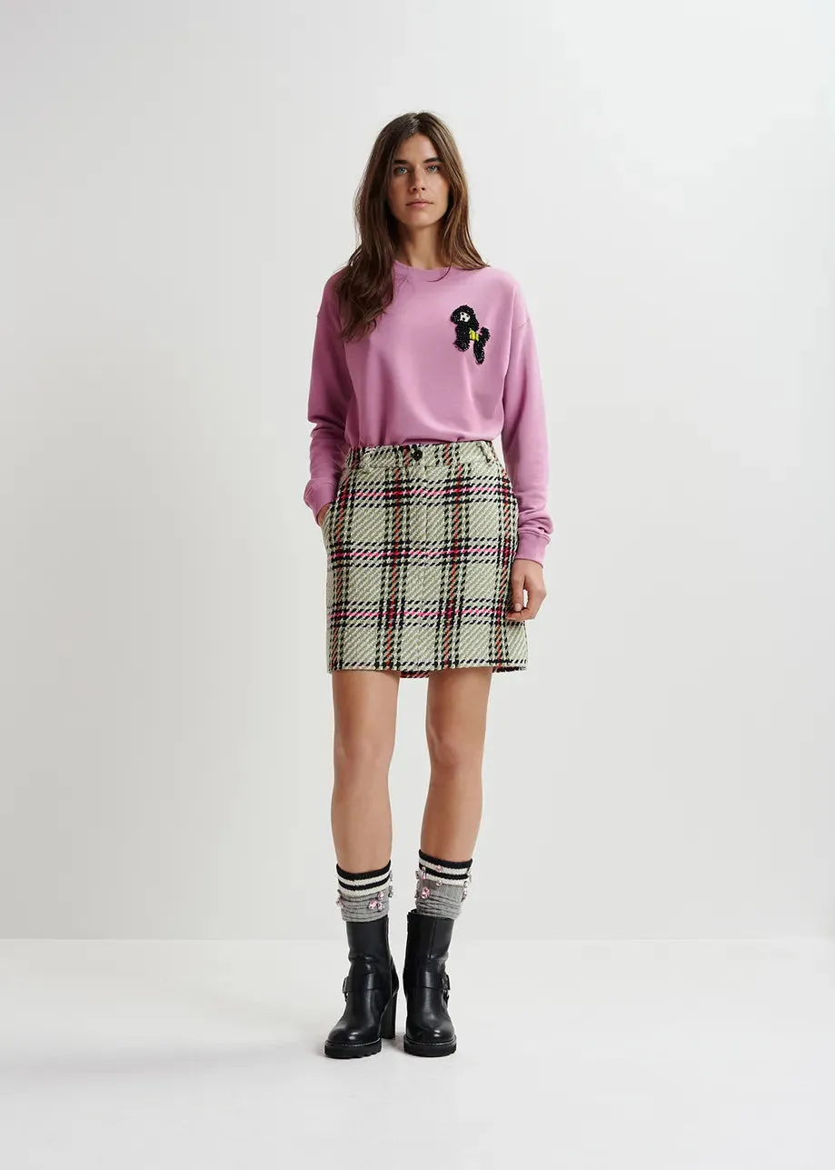 ESSENTIEL Mauve Heart Sweater
