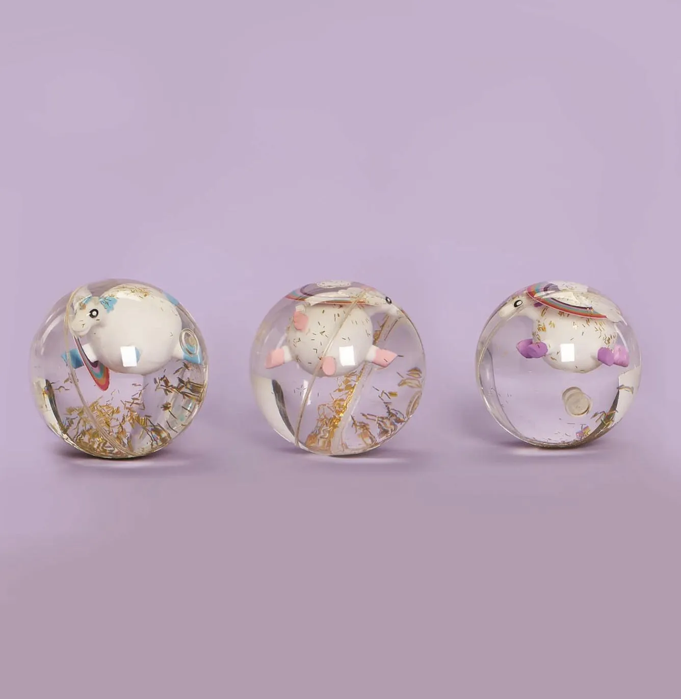 Glitter Unicorn LED Ball