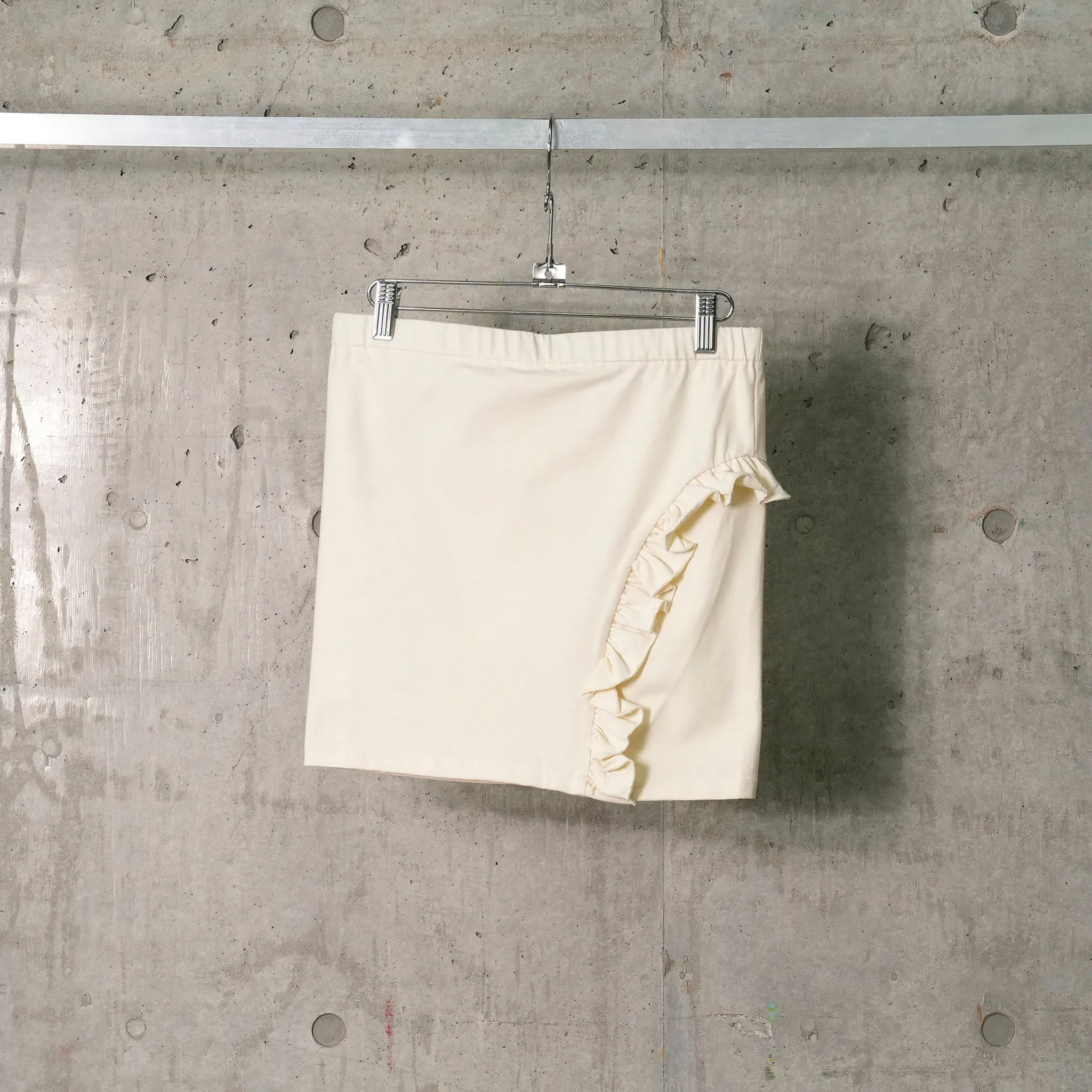GODDESS SKIRT JERSEY / IVORY
