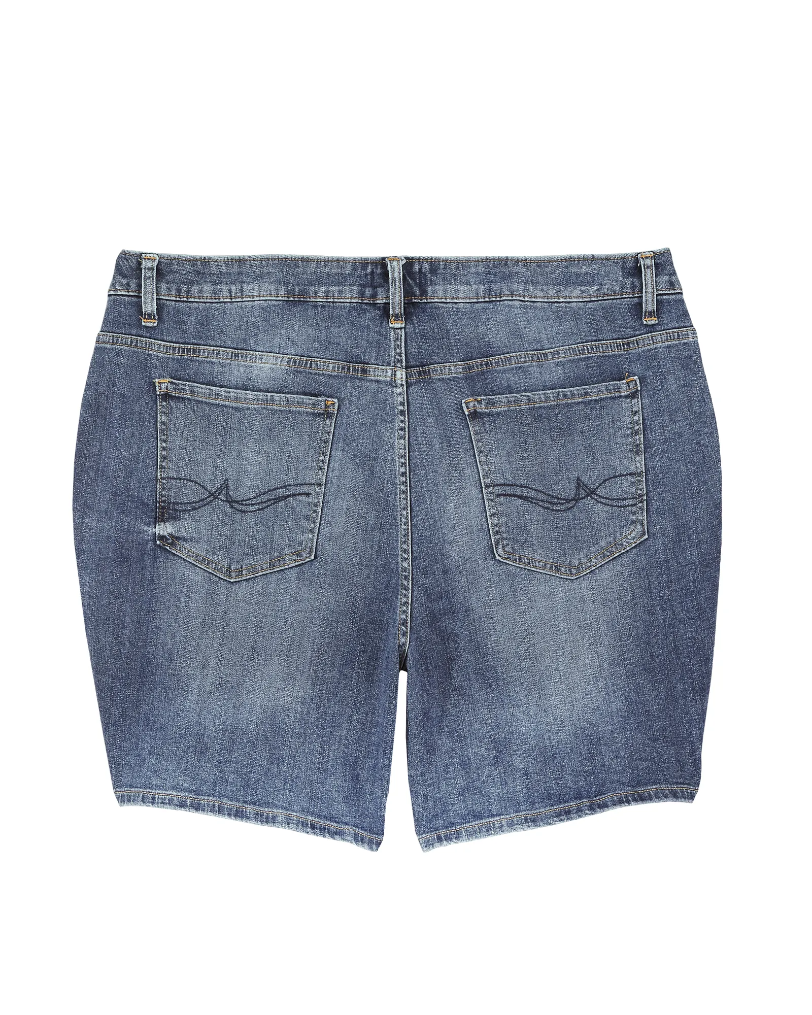 Hanson Destructed Shorts with Frayed Hem | Medium Wash