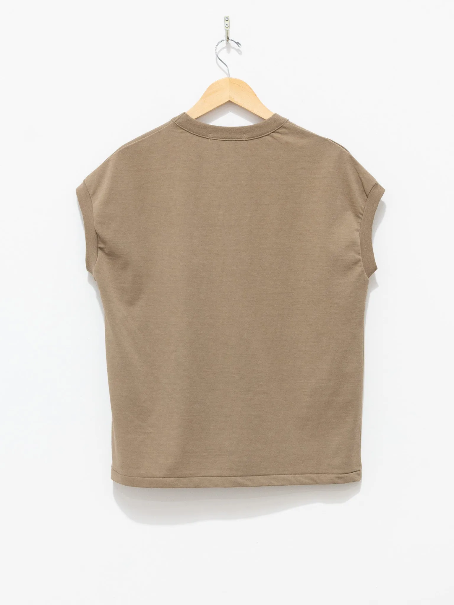 Hard Twist Drop Shoulder Tee - Beige