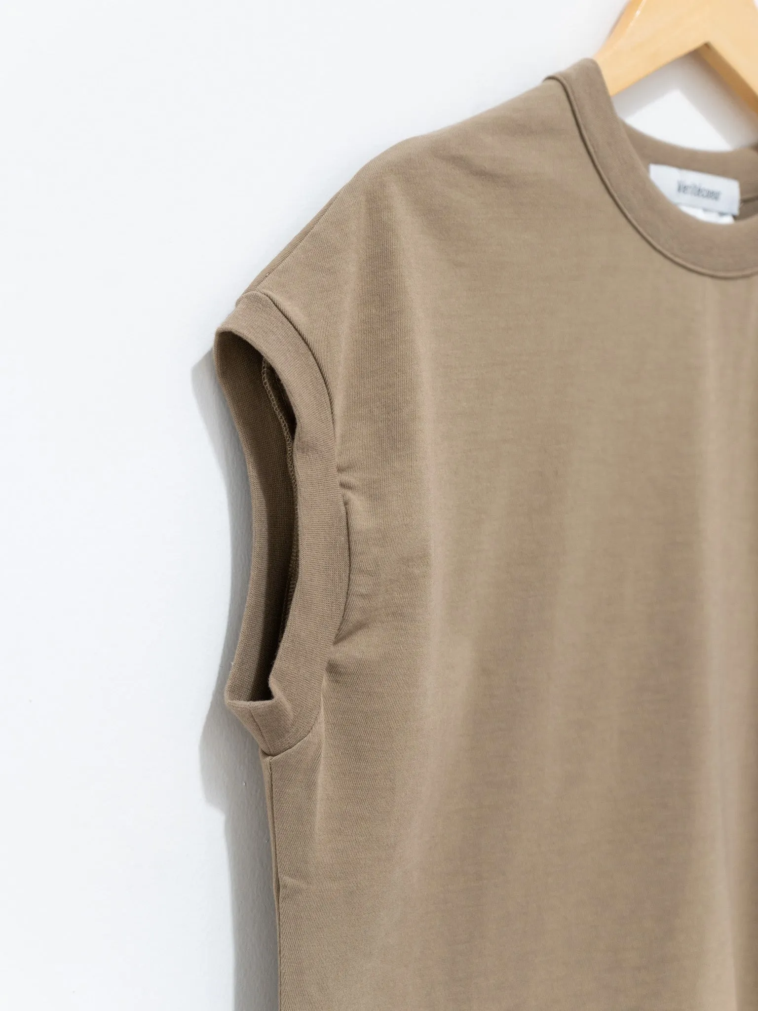 Hard Twist Drop Shoulder Tee - Beige