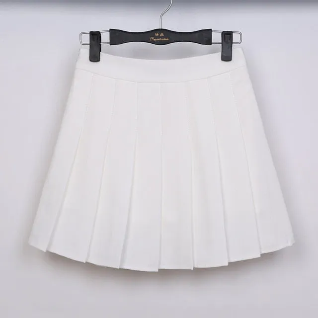 High Waist Ball Pleated Skirts