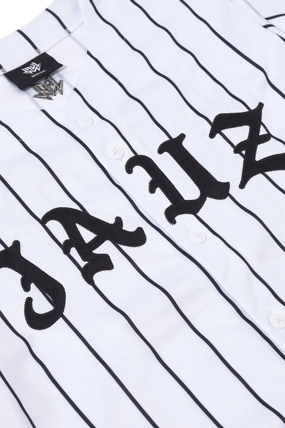 Jauz Pinstripe Baseball Jersey