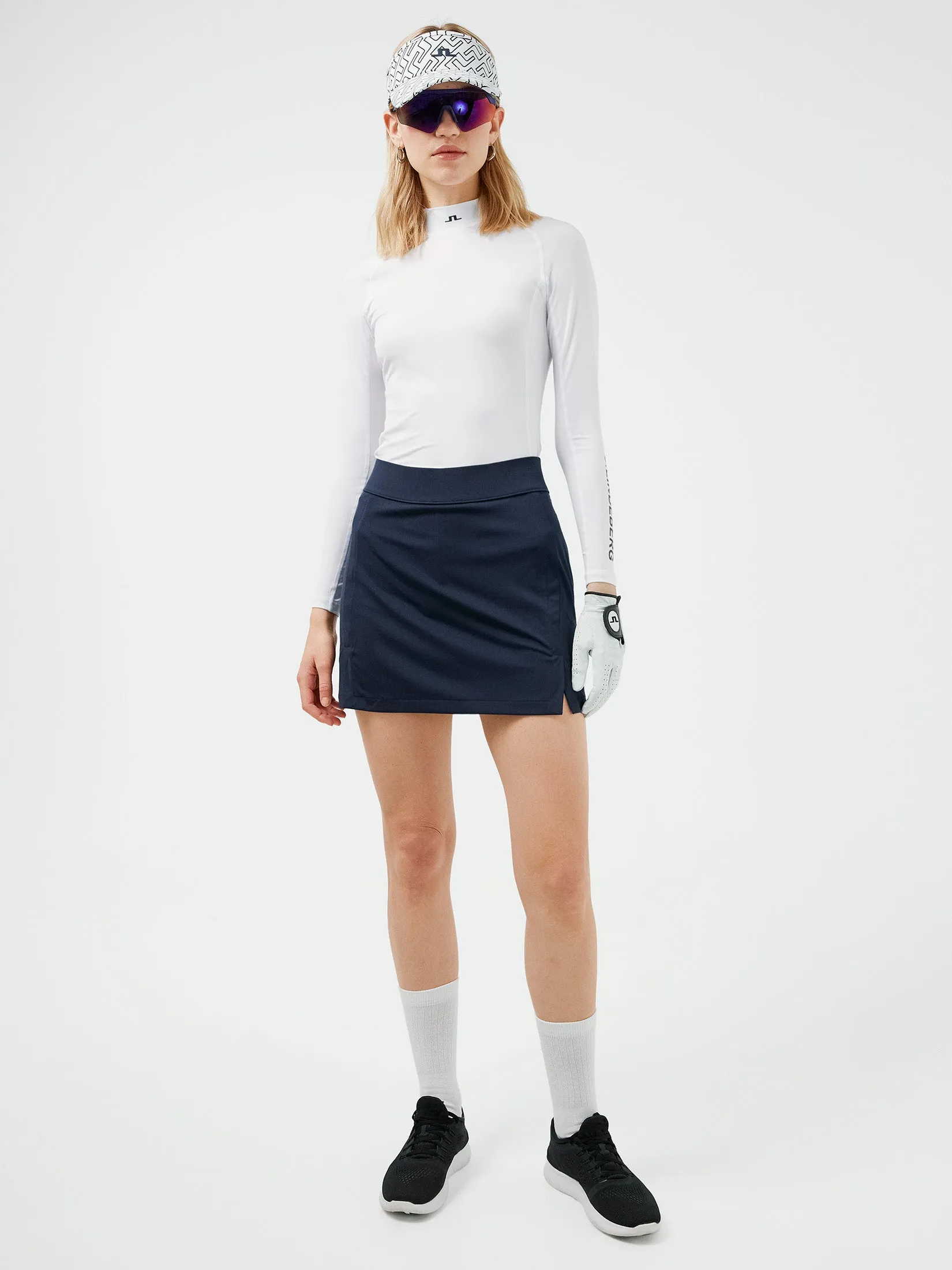 J.Lindeberg Womens Amelie Mid Golf Skirt
 - JL NAVY