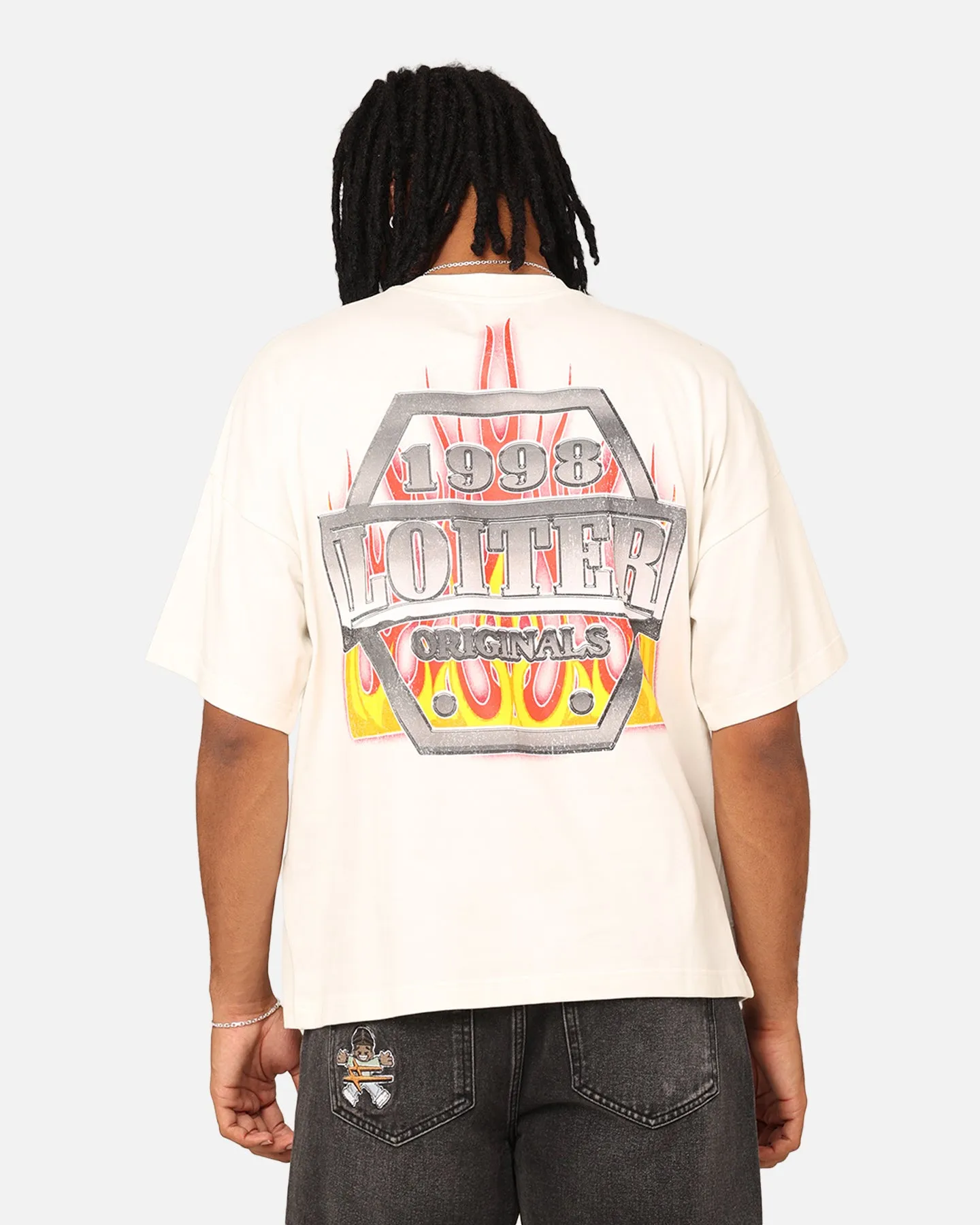Loiter Motor Box T-Shirt Stone