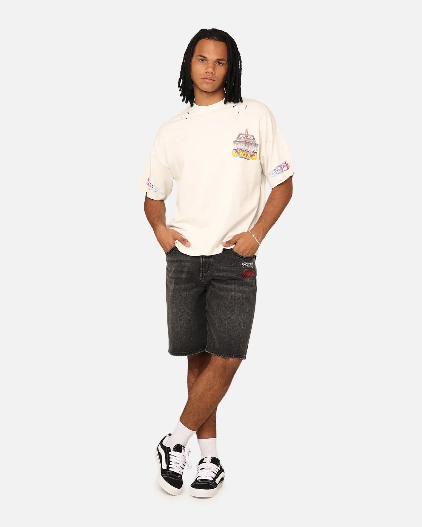 Loiter Motor Box T-Shirt Stone