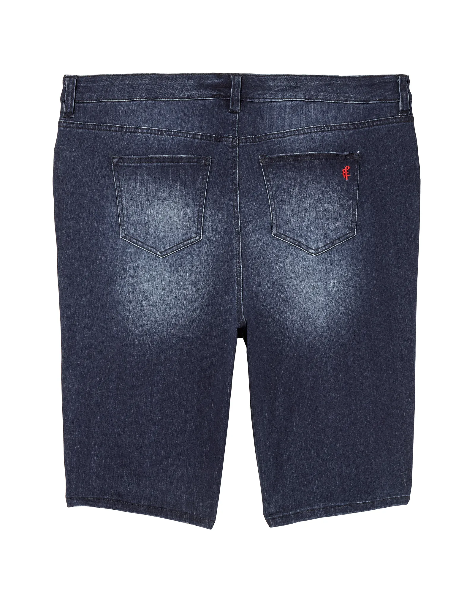 Nova Distressed Bermuda Shorts | Medium Wash