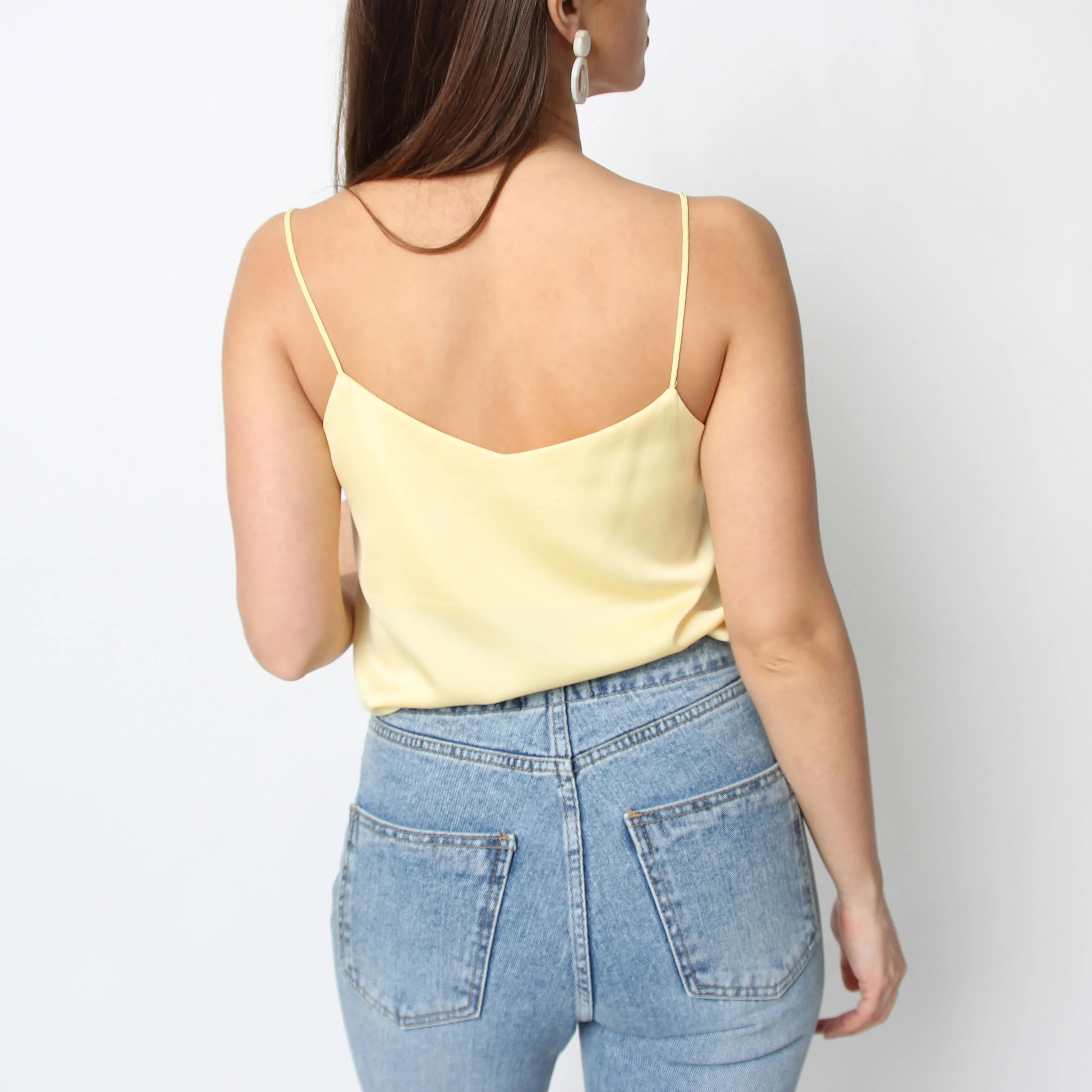 Pastel Yellow Camisole Top